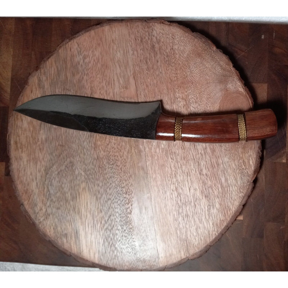 Valley Forge Hunting Knife High Carbon Steel 3.75MM w/ Leather Sheath VF-143PW - Picture 3 of 11